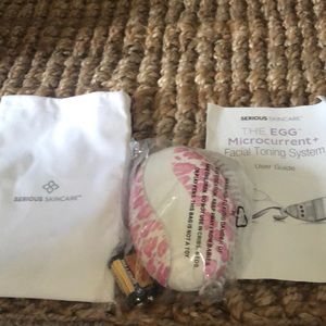 EGG microcurrent facial toning system